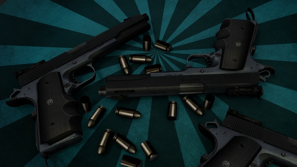 Новая модель M1911 полная анимация для css